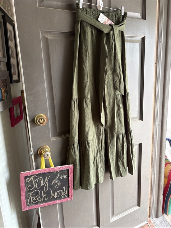 HALARA Pants - NWT / Halara / Breezeful High-Waisted Shirred Tie Front  Pants in Olive